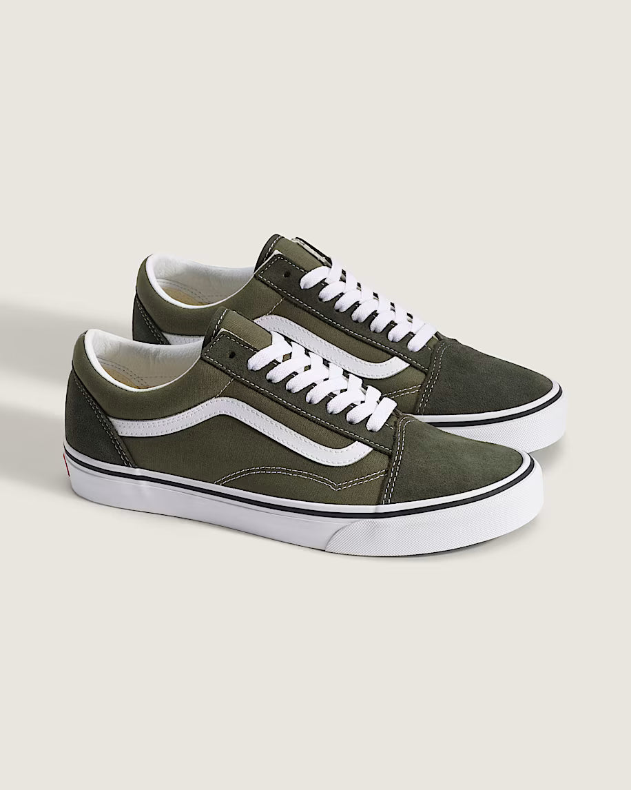 MEN'S VANS OLD SKOOL 2 TONE OLIVE/WHITE VN000D7ZFRN