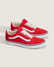 MEN'S VANS OLD SKOOL RACING RED/WHITE VN0A4BV5JV6