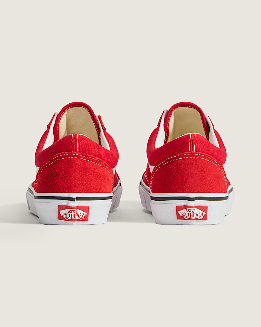MEN'S VANS OLD SKOOL RACING RED/WHITE VN0A4BV5JV6