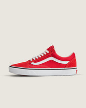 MEN'S VANS OLD SKOOL RACING RED/WHITE VN0A4BV5JV6