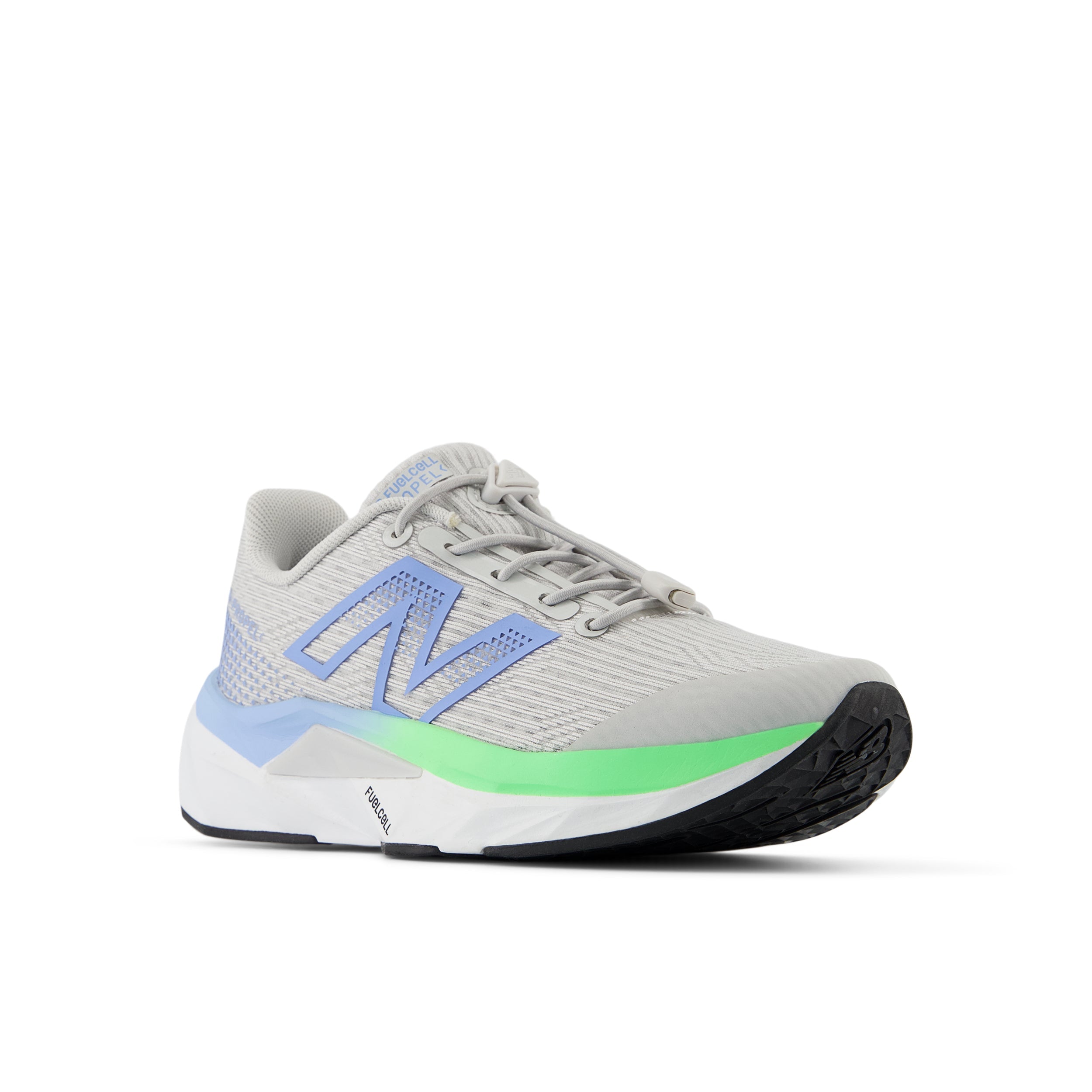 Little Kid's FuelCell Propel v5 (F - Grey Matter/Electric Sky/Electric Jade)