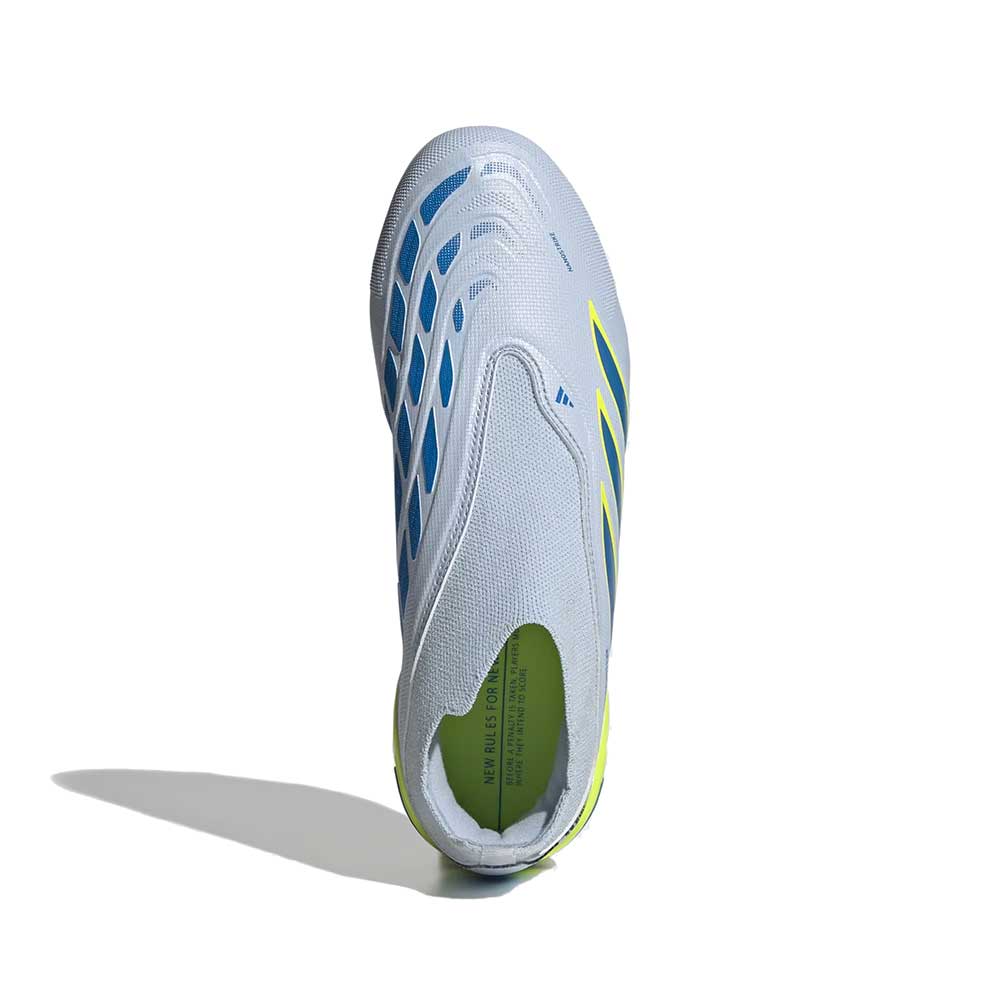 JR Predator League LL FG Soccer Cleat - Crsk/Ray Blue/Tesoye - Regular (D)