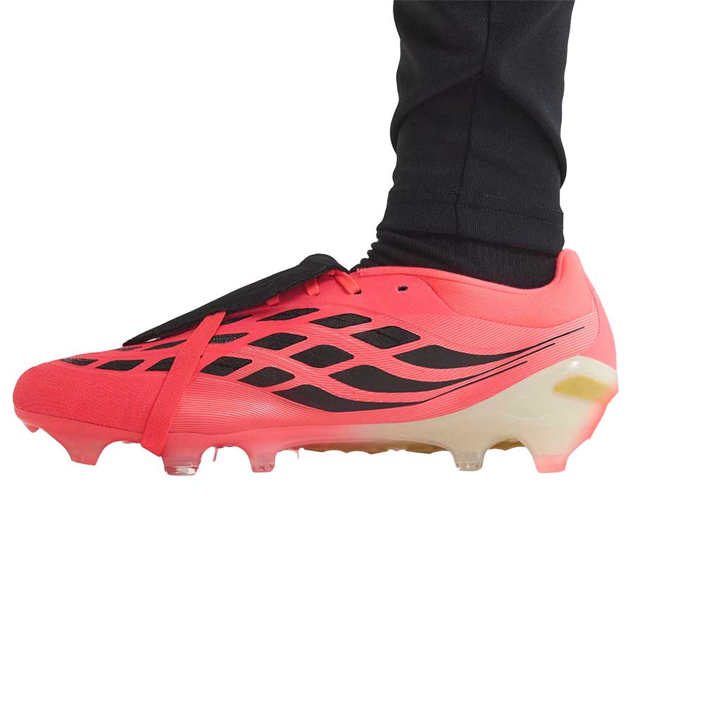 Predator Pro FT FG Soccer Cleat - Solar Turbo/Thermal Chrome/Core Black - Regular (D)