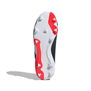Youth Big Kids' Jr Predator League L FG Soccer Shoe - Core Black / Cloud White / Solar Red - Regular (M)