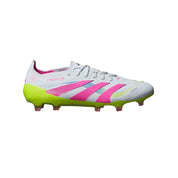 Men'sPredator Elite FG Soccer Cleats - Cloud White/Lucid Pink/Lucid Lemon - Regular (D)