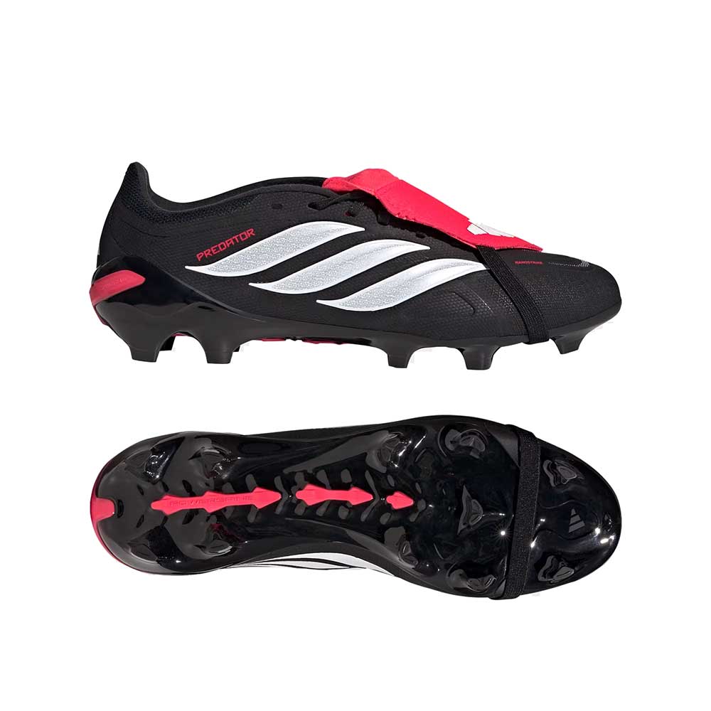 Predator League FT FG Soccer Cleat - Core Black/Ftwr White/Lucid Red - Regular (D)