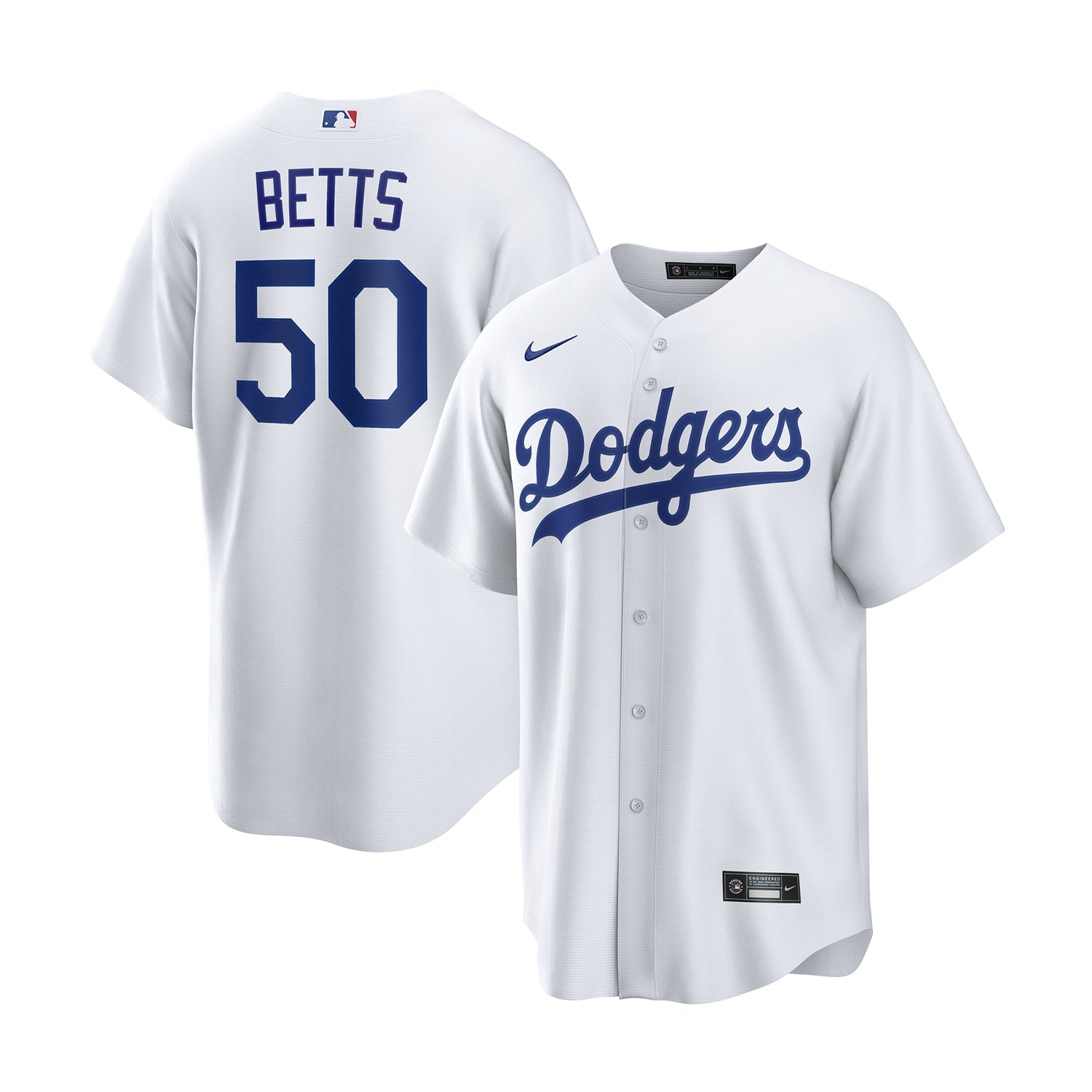 2026 Dodgers Replica Betts Home Jersey - Mens