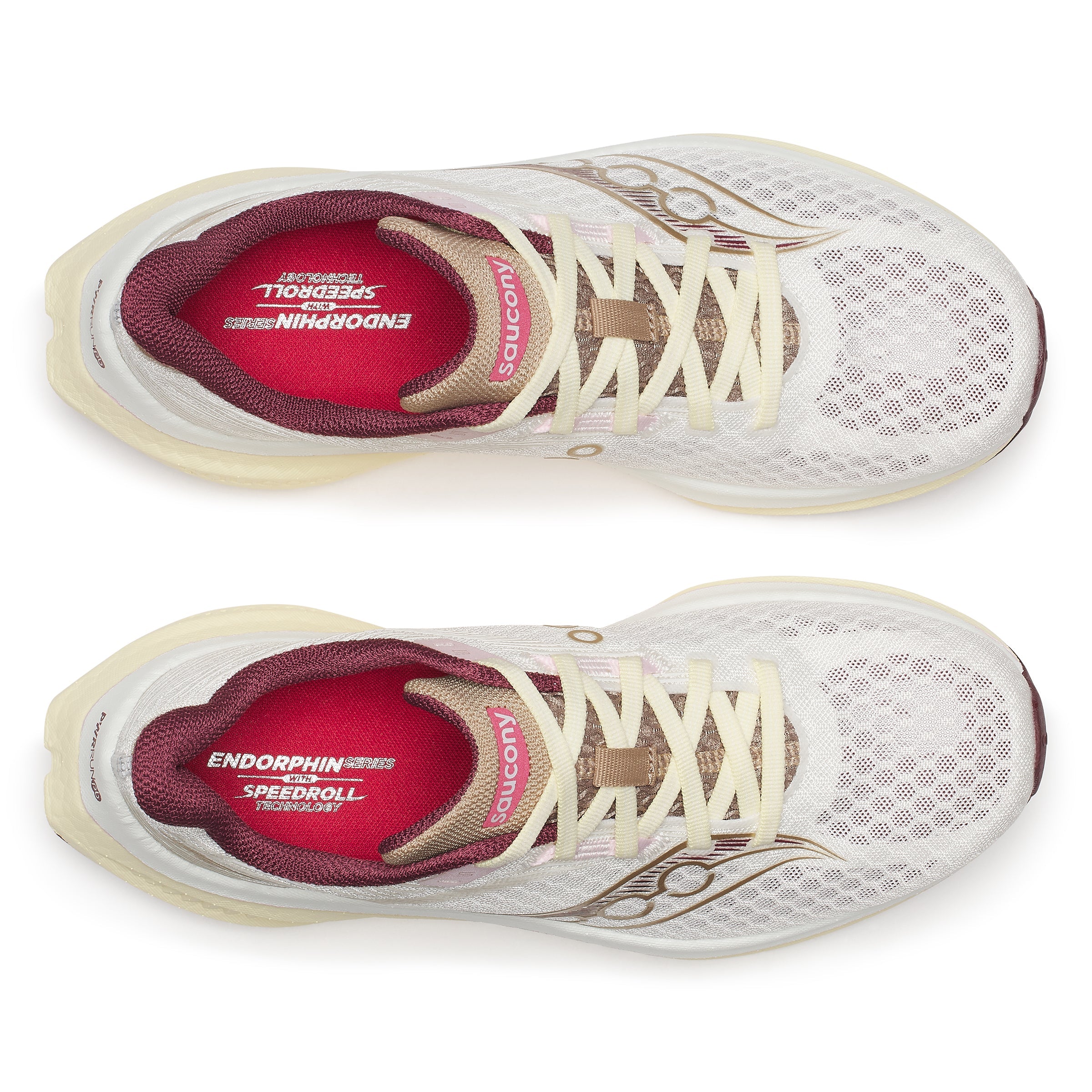 Women's Endorphin Speed 5 (1006 - Ivory/Maroon)