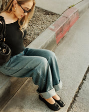 CALICO BLACK LEATHER