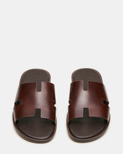 YUSSUF BROWN LEATHER