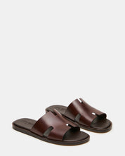 YUSSUF BROWN LEATHER