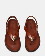 ELVIA BROWN LEATHER