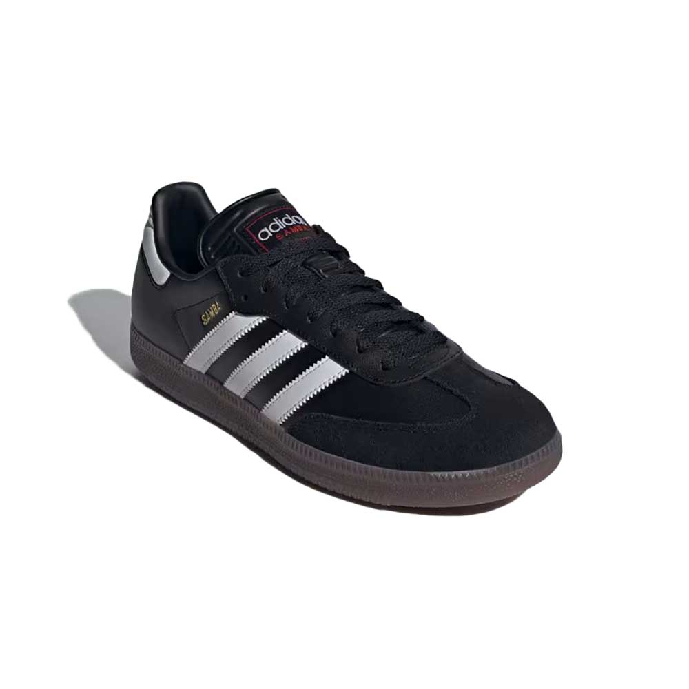 Men's Samba Indoor Soccer Shoe - Core Black/Cloud White/Vivid Red - Regular (D)