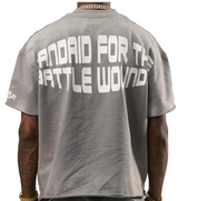 Men's Rough Play Think Twice T-Shirt Grey bandaidbattlewdn-gy