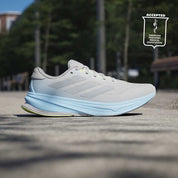 Men's Supernova Rise 2 Running Shoe - Grey Two/Matte Silver/Glow Blue - Regular (D)