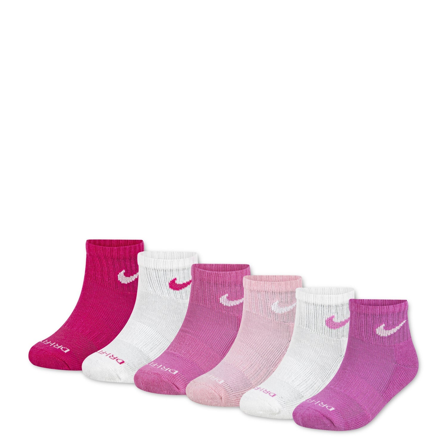 6 Pack X-Small Dri-Fit Performance Basic Quarter
