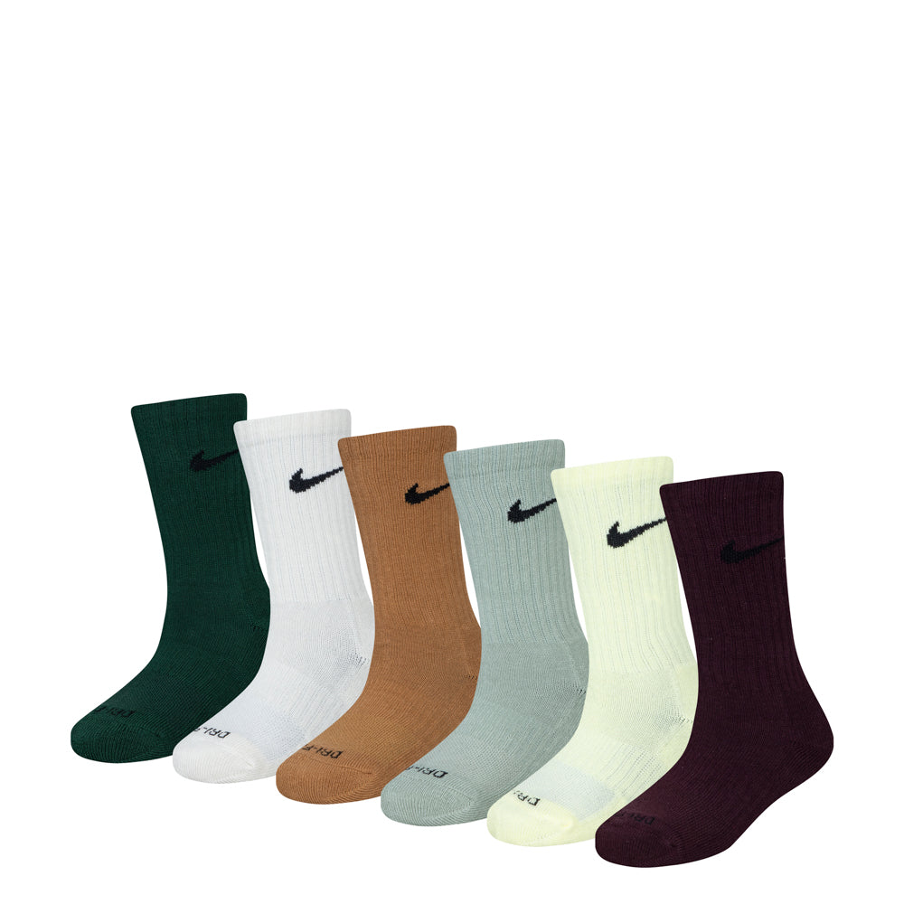 6 Pack X-Small Dri-Fit Performance Basic Crew