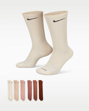 Nike Everyday Plus Cushioned Training Crew Socks (6 Pairs) Multi-Color SX6897-904