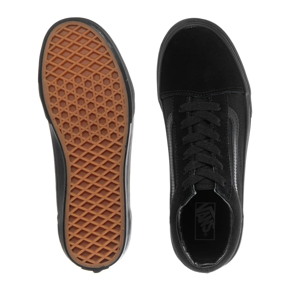 BIG KIDS VANS OLD SKOOL BLACK/BLACK VN000D2VBKA