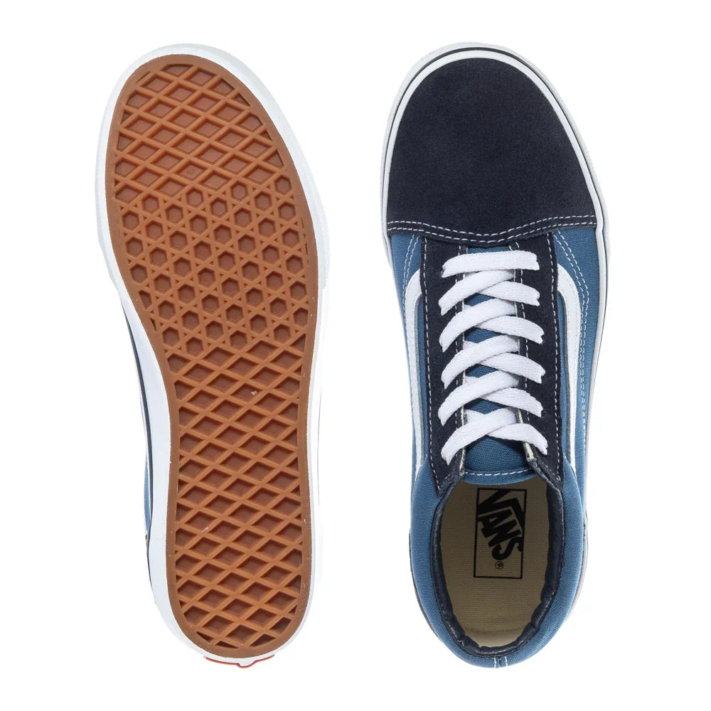 BIG KID'S VANS OLD SKOOL NAVY NAVY/WHITE VN000D2VNVY
