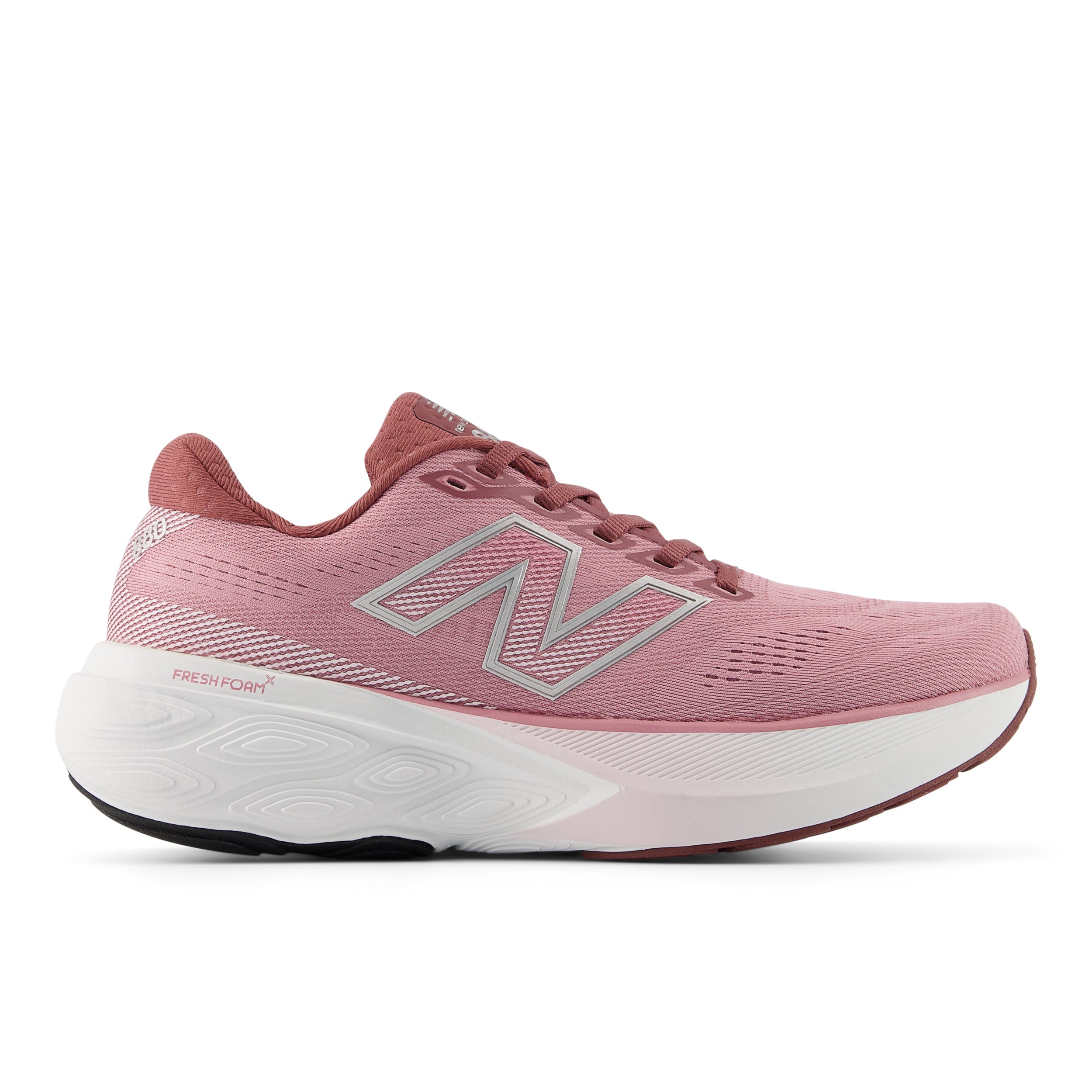 Women's Fresh Foam X 880v15 (Q -Washed Burgundy/Pink Taffy/Silver Metallic)