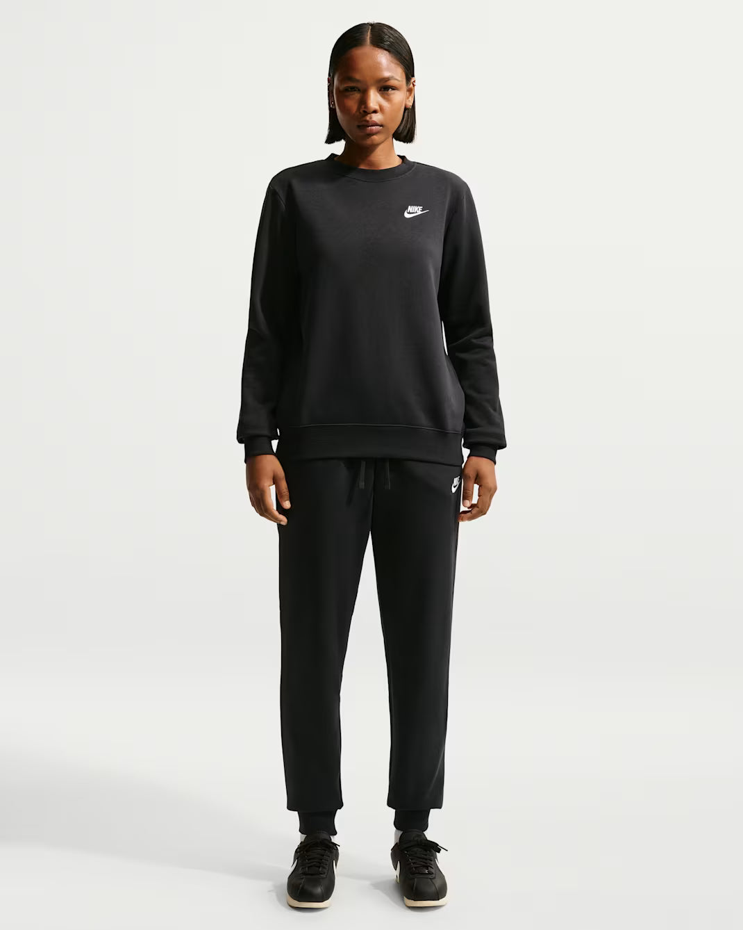 Women's Nike Sportswear Club Fleece Black/White DQ5473-010