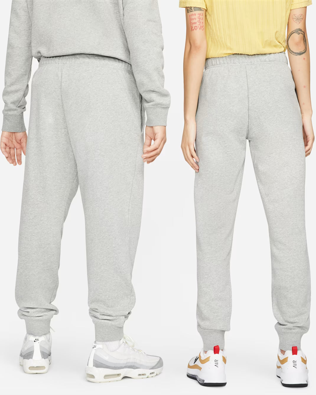 Women's Nike Sportswear Club Fleece Dark Grey Heather/White DQ5191-063