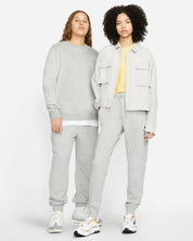 Women's Nike Sportswear Club Fleece Dark Grey Heather/White DQ5191-063