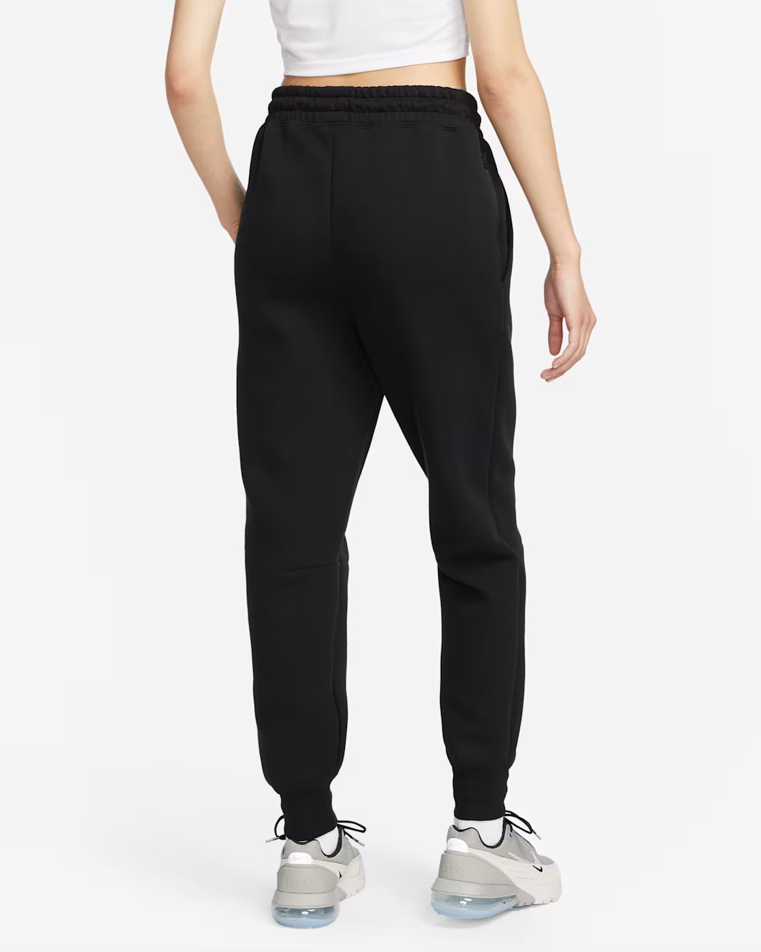 Women's Nike Sportswear Tech Fleece Mid-Rise Joggers Black/Black FB8330-010