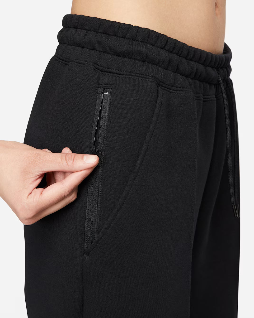 Women's Nike Sportswear Tech Fleece Mid-Rise Joggers Black/Black FB8330-010