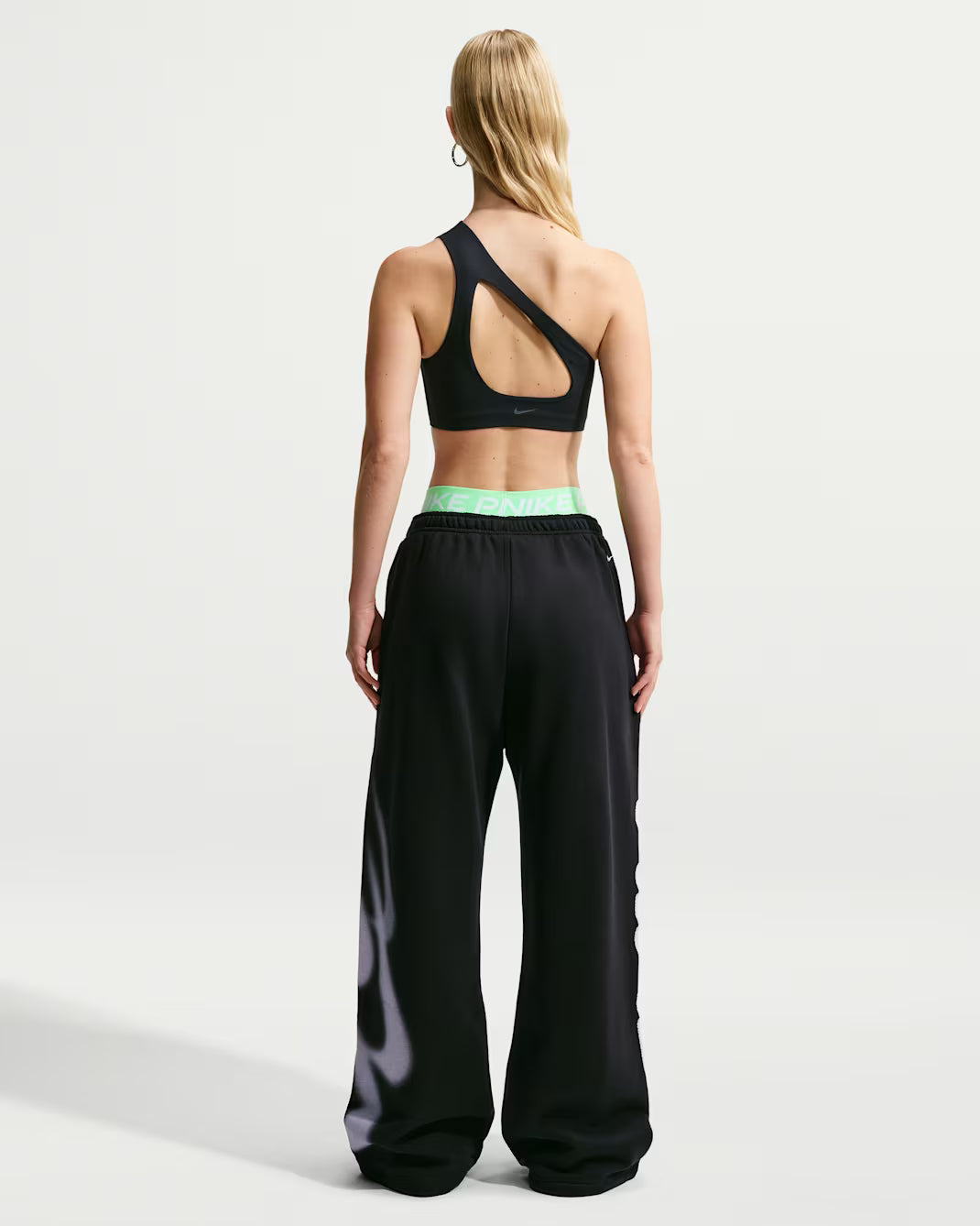 Women's Nike Studio Fleece Total Black/Sail IV4956-001