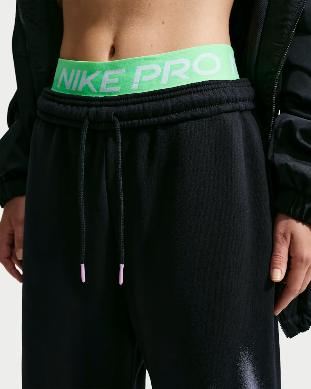 Women's Nike Studio Fleece Total Black/Sail IV4956-001