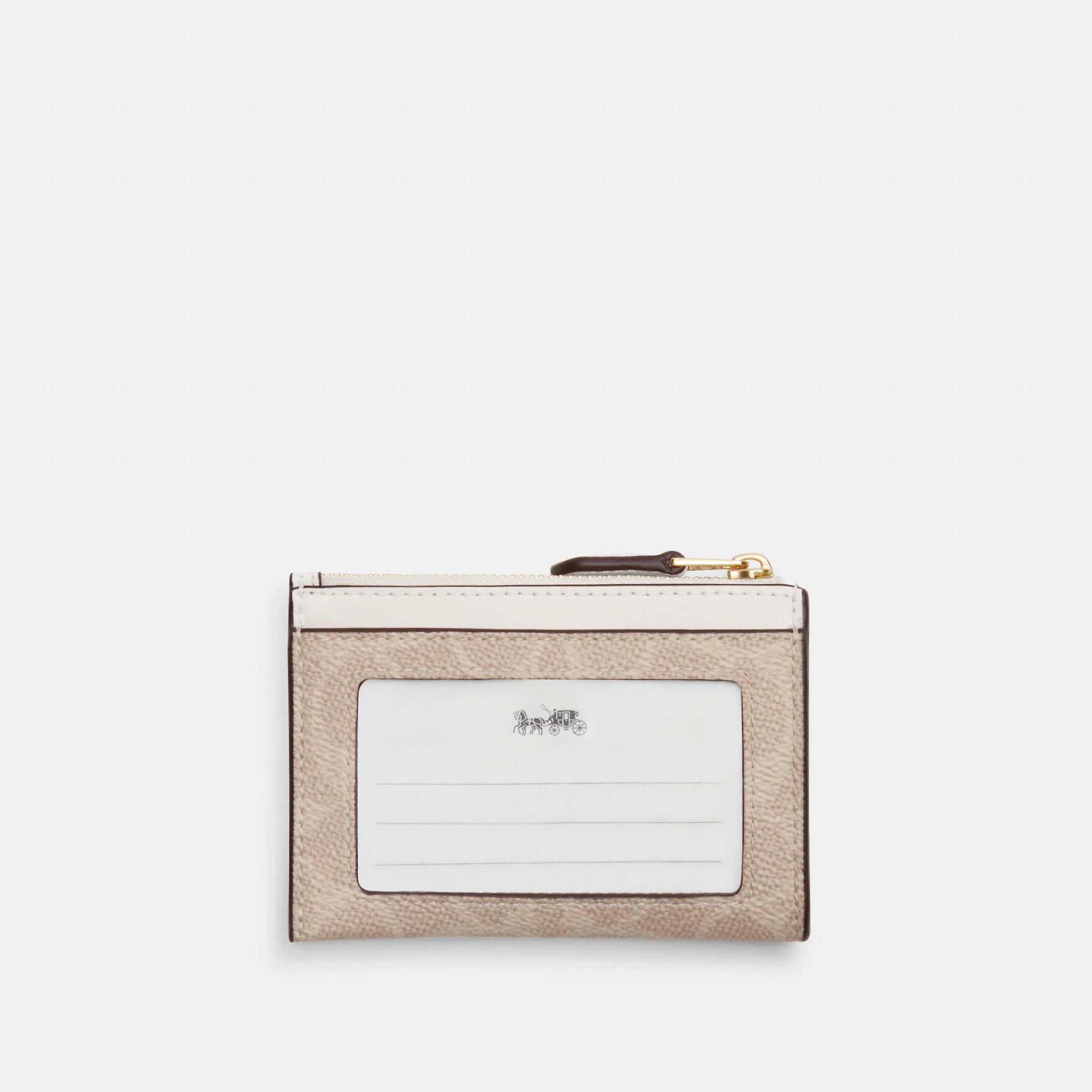 Coach Outlet Mini Skinny Id Case In Signature Canvas