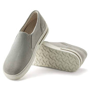 Men's Oswego Canvas Suede Slip On In Whale Gray