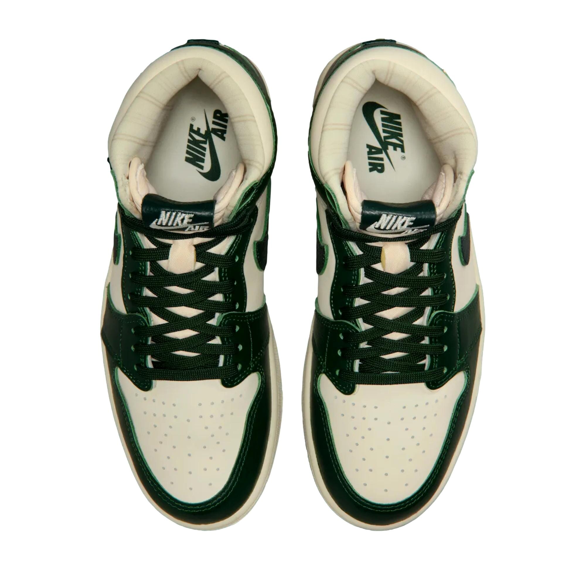Nike Air Jordan 1 Retro Hi OG Pale Ivory / Pro Green - FIR  FD2596-101 Women's