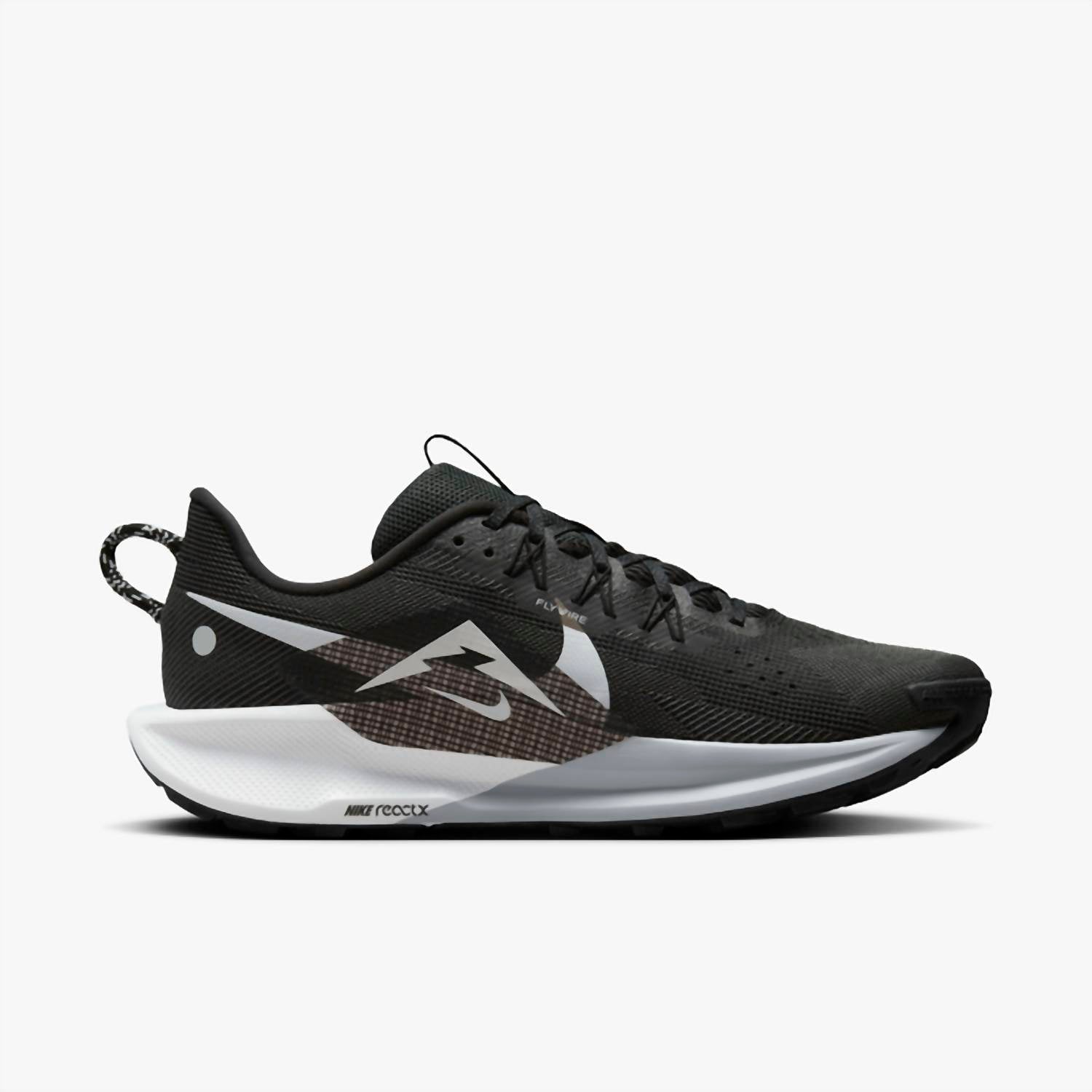 Men's Pegasus Trail 5 Shoes In Black/anthracite/wolf Grey/white