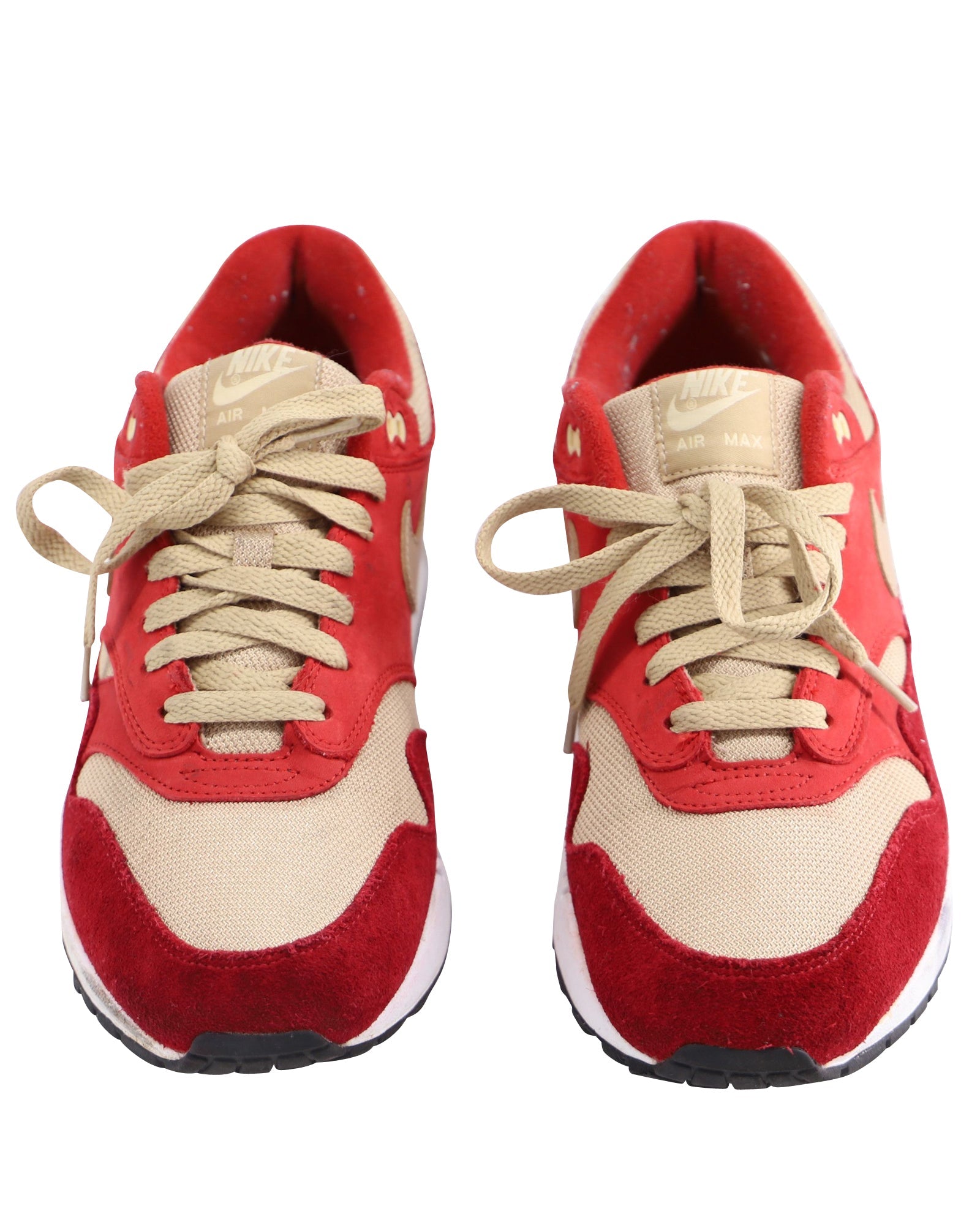 Nike Air Max 1 Curry Pack in Red Nylon