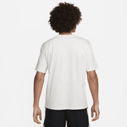 Men's Nike Max90 Basketball T-Shirt Summit White Graphic Print Cotton DSG154