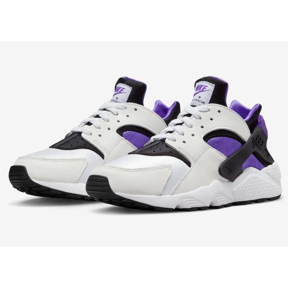 Nike Air Huarache White/Black-Hyper Grape  DD1068-108 Men's