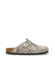 Oyster Boston Snake Suede Loafers