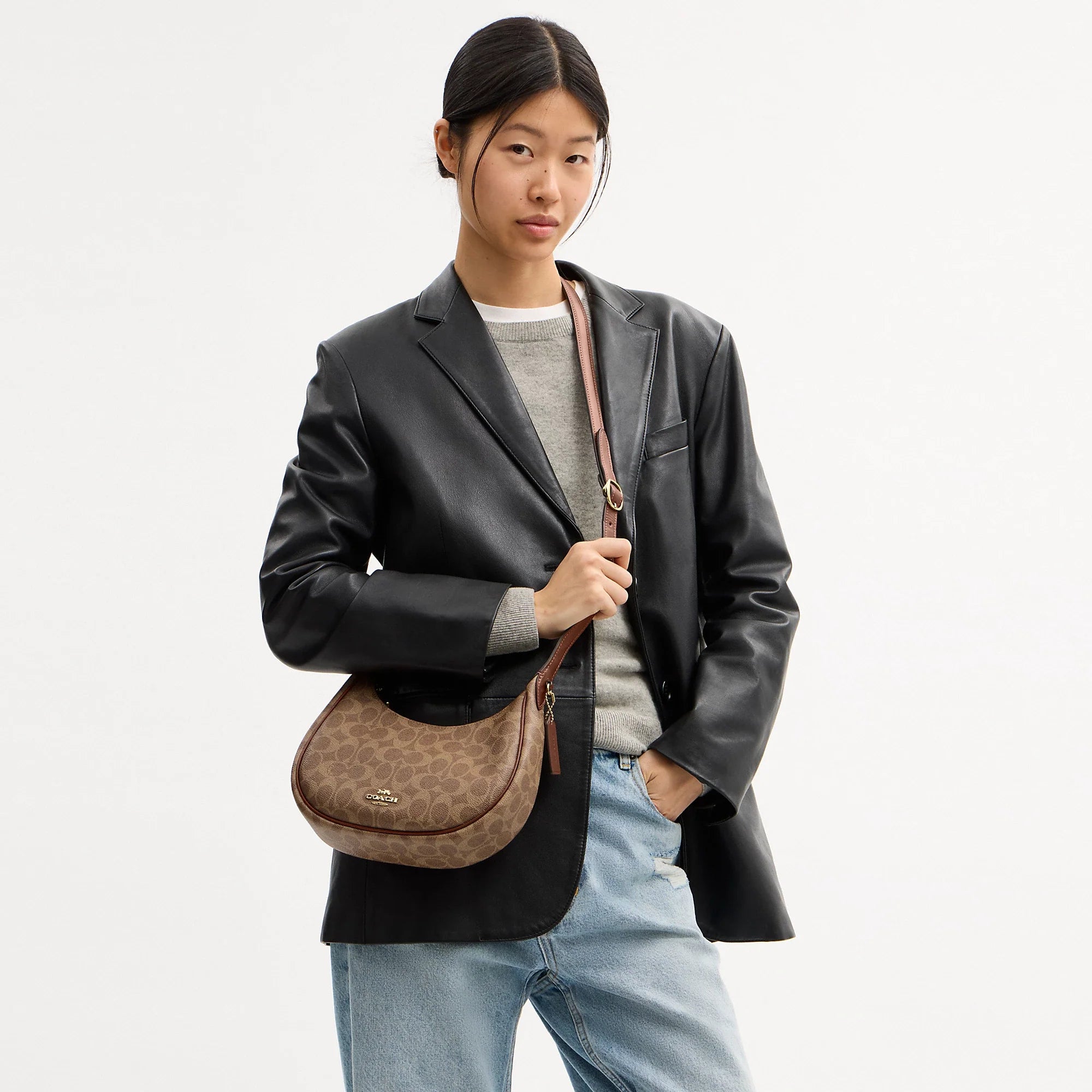 Coach Outlet Emily Shoulder Bag In Signature Canvas