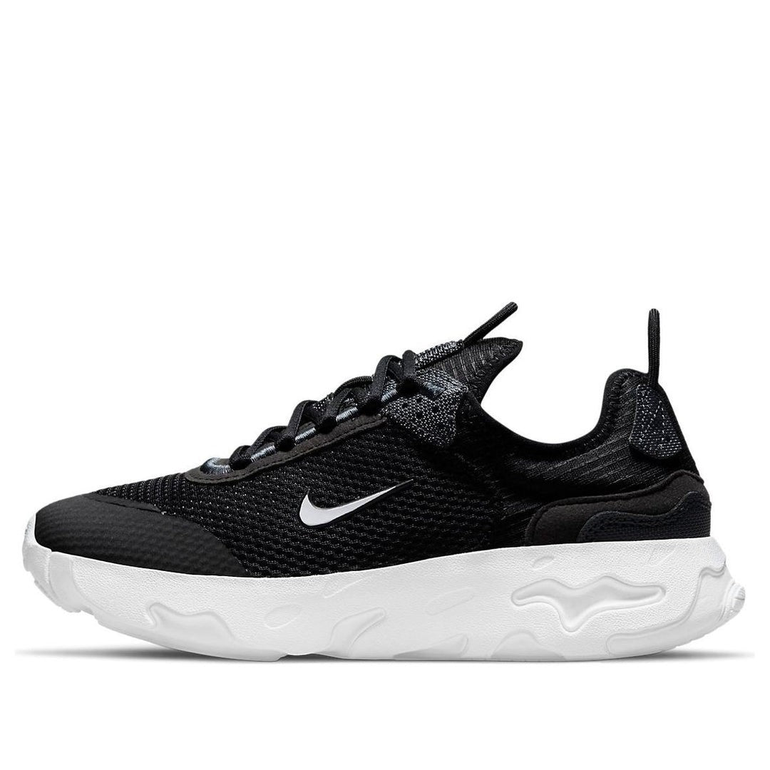 Nike React Live CW1622-003 Sneakers Kids  Black White Low Top Running Shoes