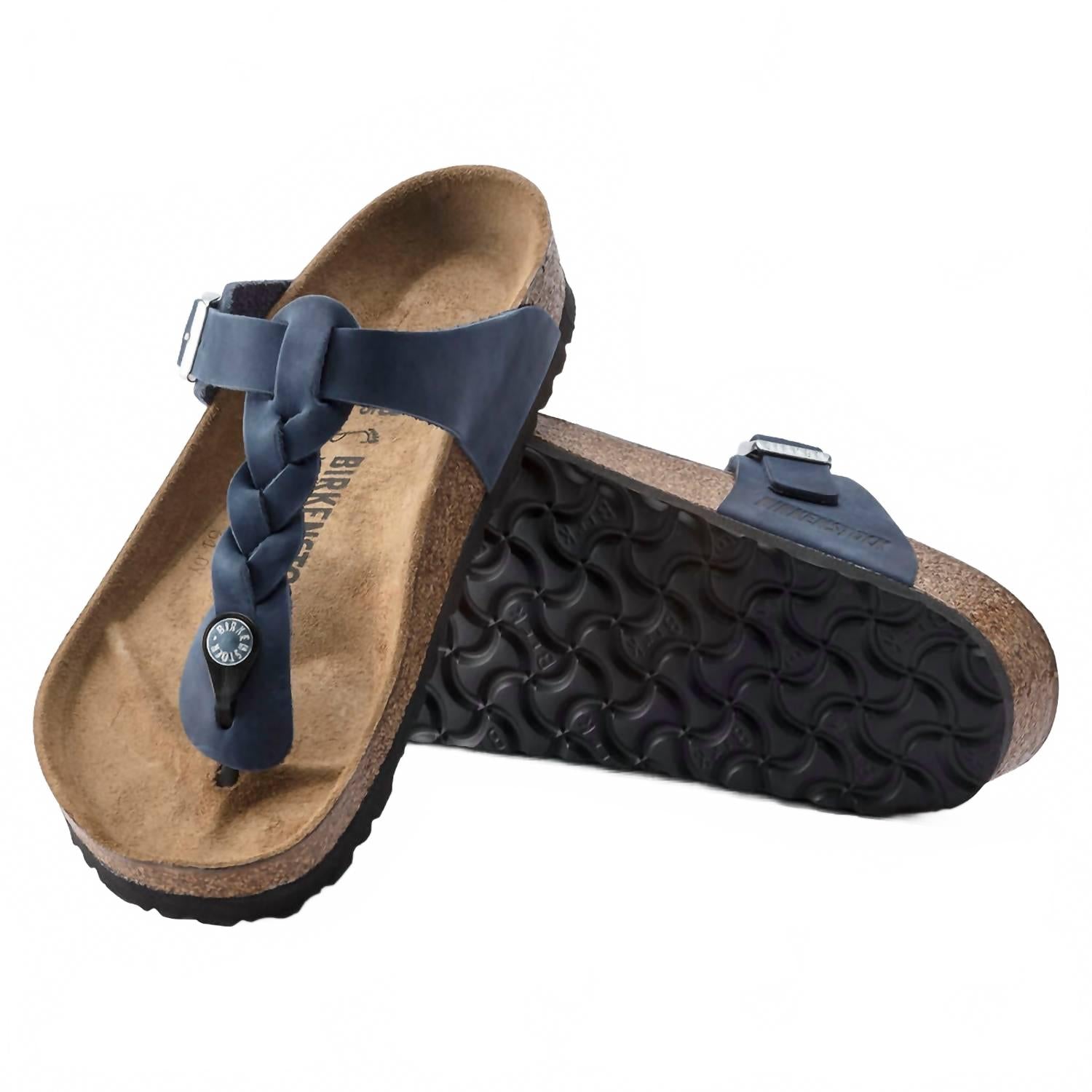 Women's Gizeh Braid Sandal In Navy
