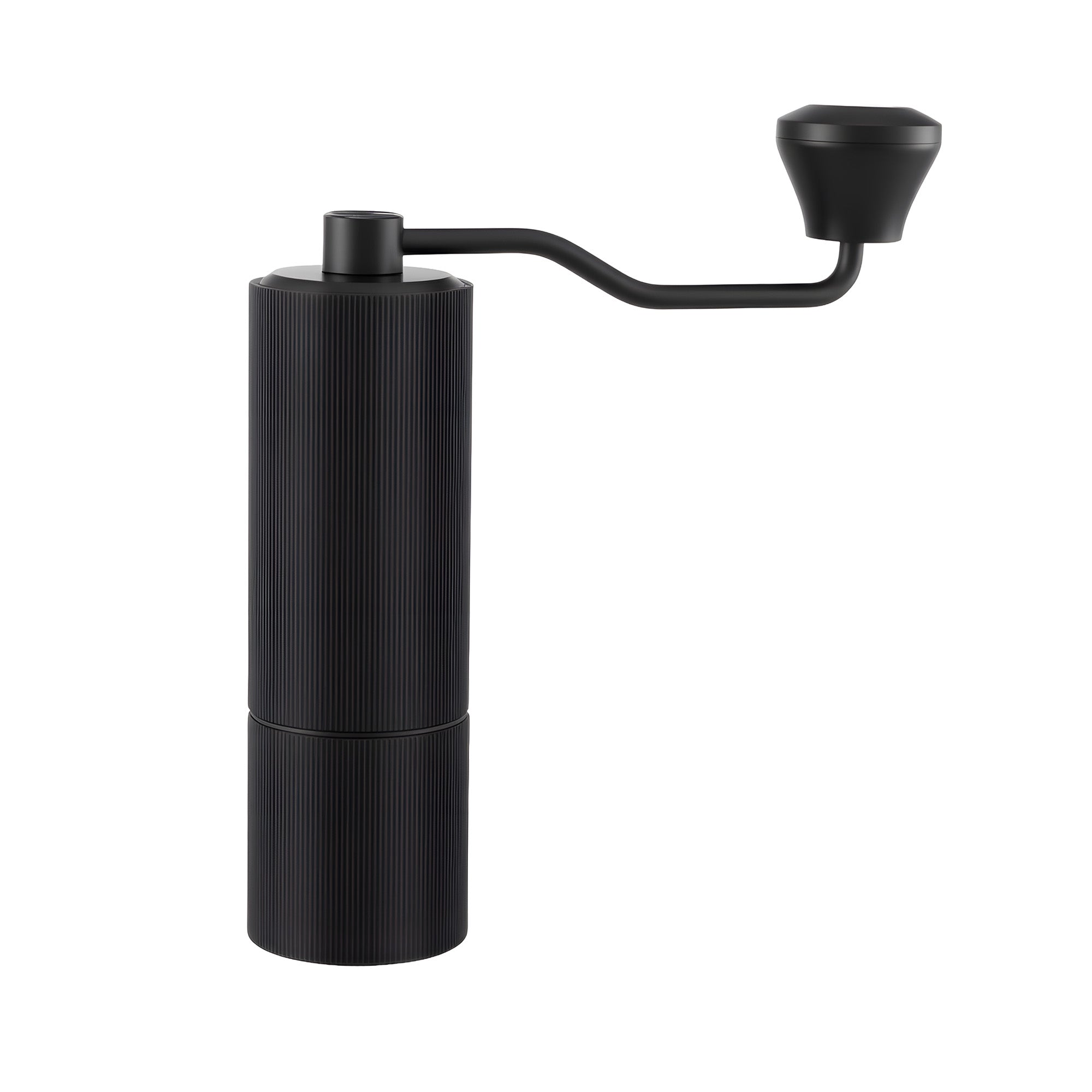Devanti Manual Coffee Grinder with 24 Precise Settings Portable Hand Bean Burr Mill Black with Brush