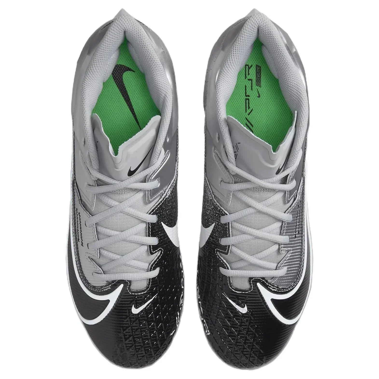 Nike Vapor Edge Elite 360 2 DA5457-003 Men's Silver Black Football Cleats NIN741