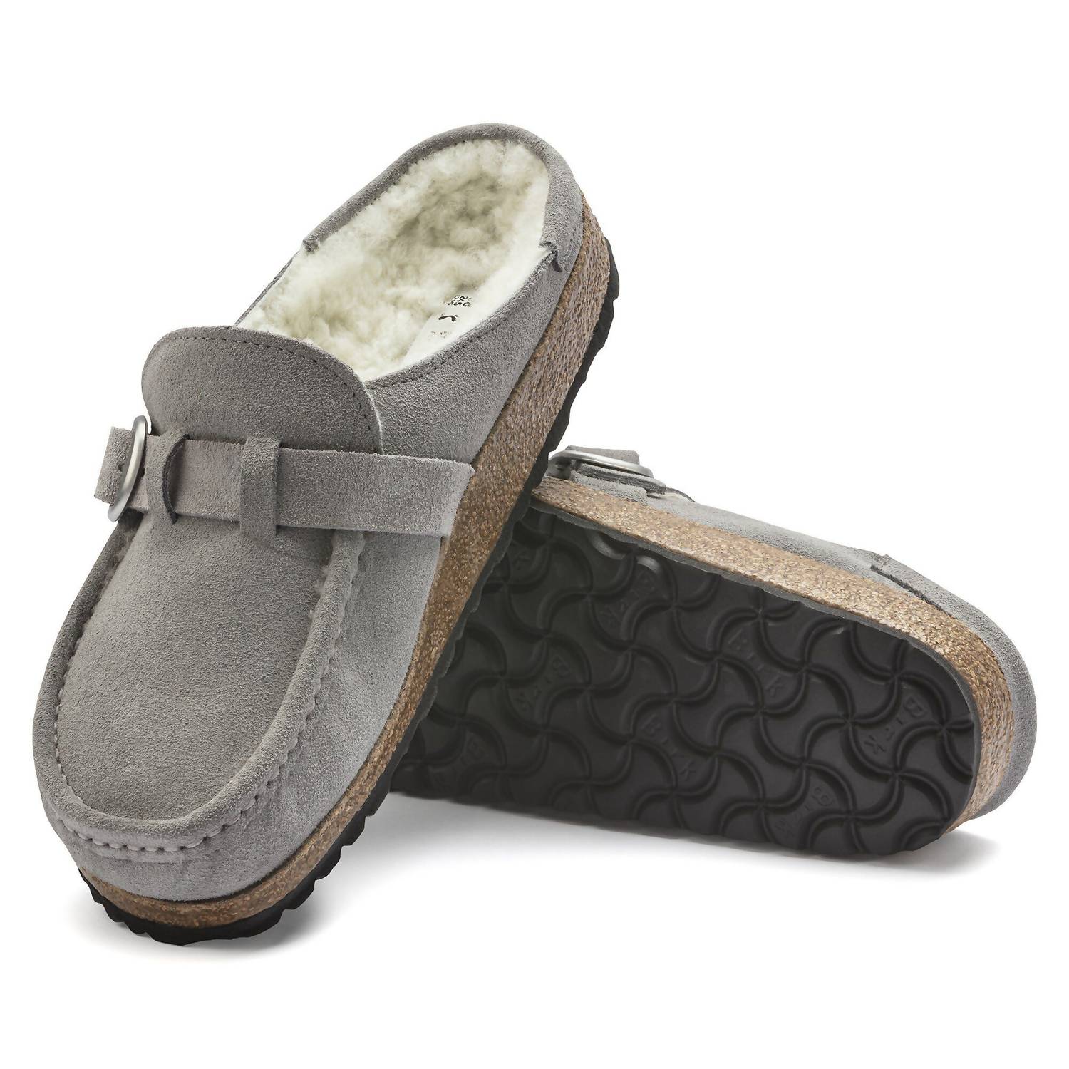 Women's Buckley Shearling Clogs In Stone Coin