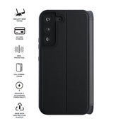 3sixT SlimFolio Case in Black - Samsung GS24, GS24+, GS24 Ultra