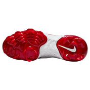 Nike Alpha Huarache Elite 4 Low MCS FD6255-105 White Baseball Cleats RHS8064