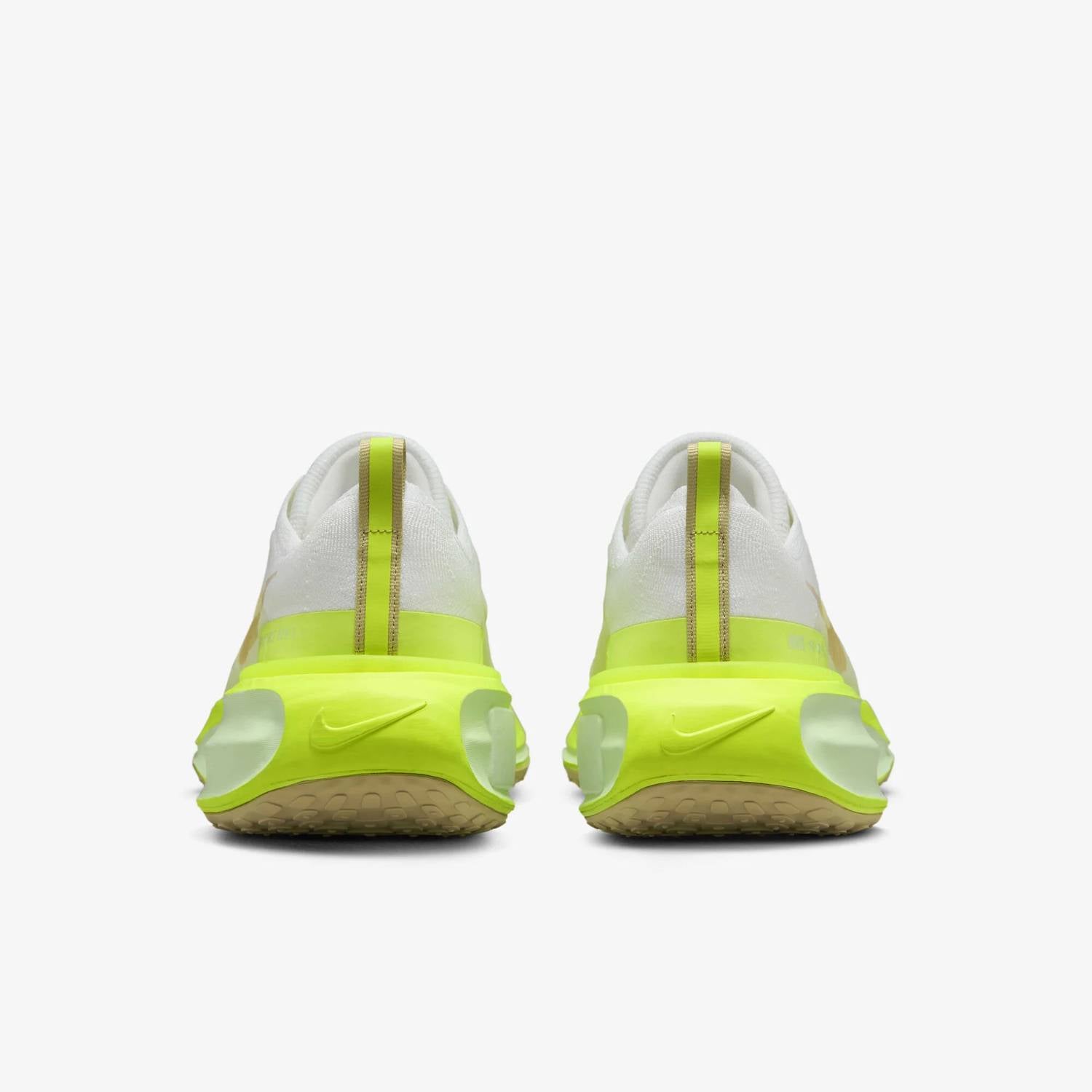 Men's Zoomx Invincible 3 Road Running Shoes In White/volt