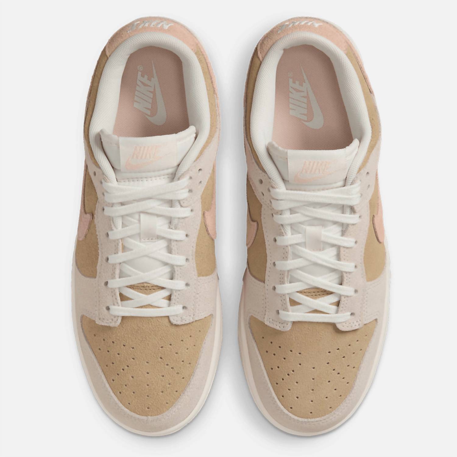 Women's Dunk Low Shoes In Phantom Washed Coral